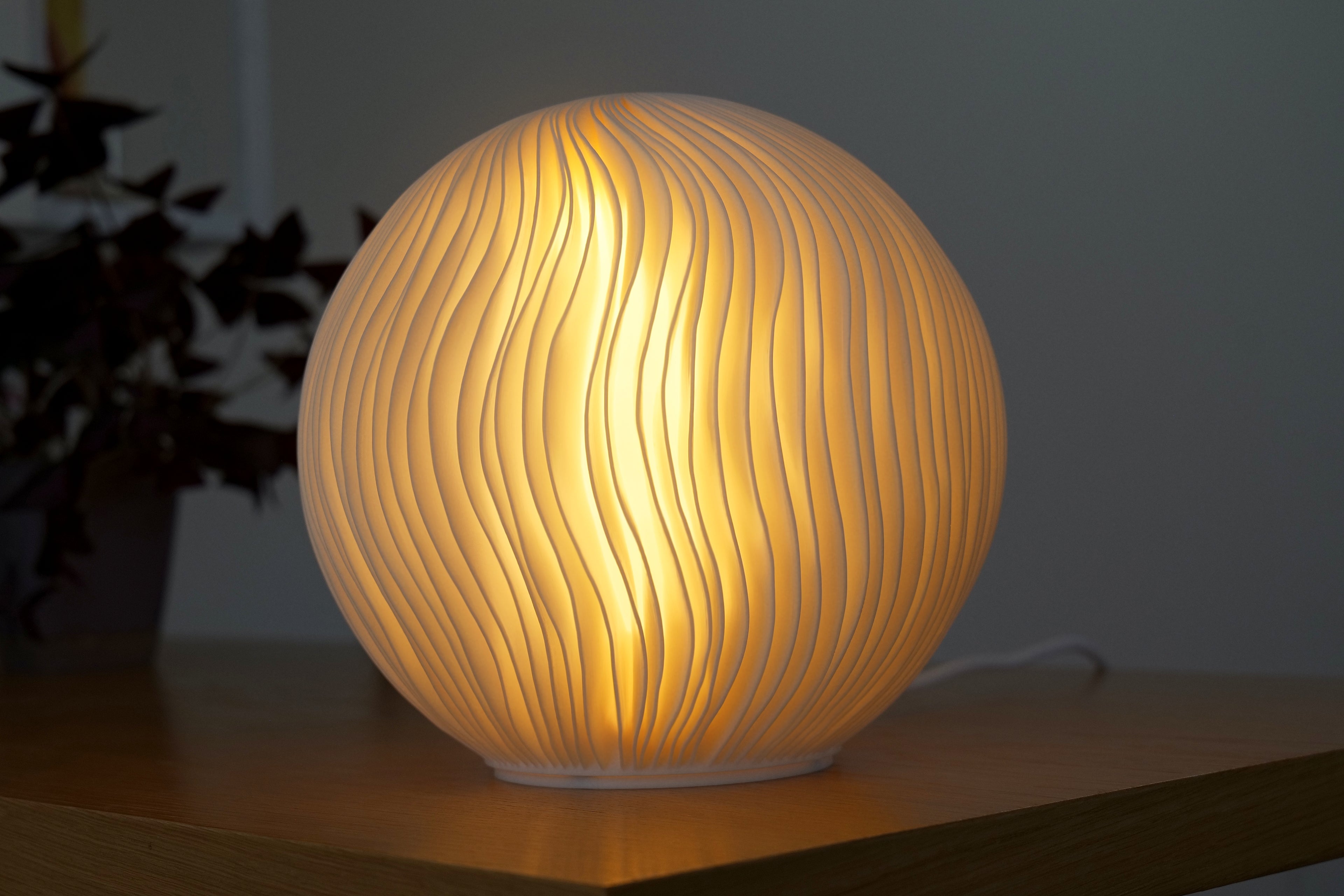 Wind-Sculpted Lamp