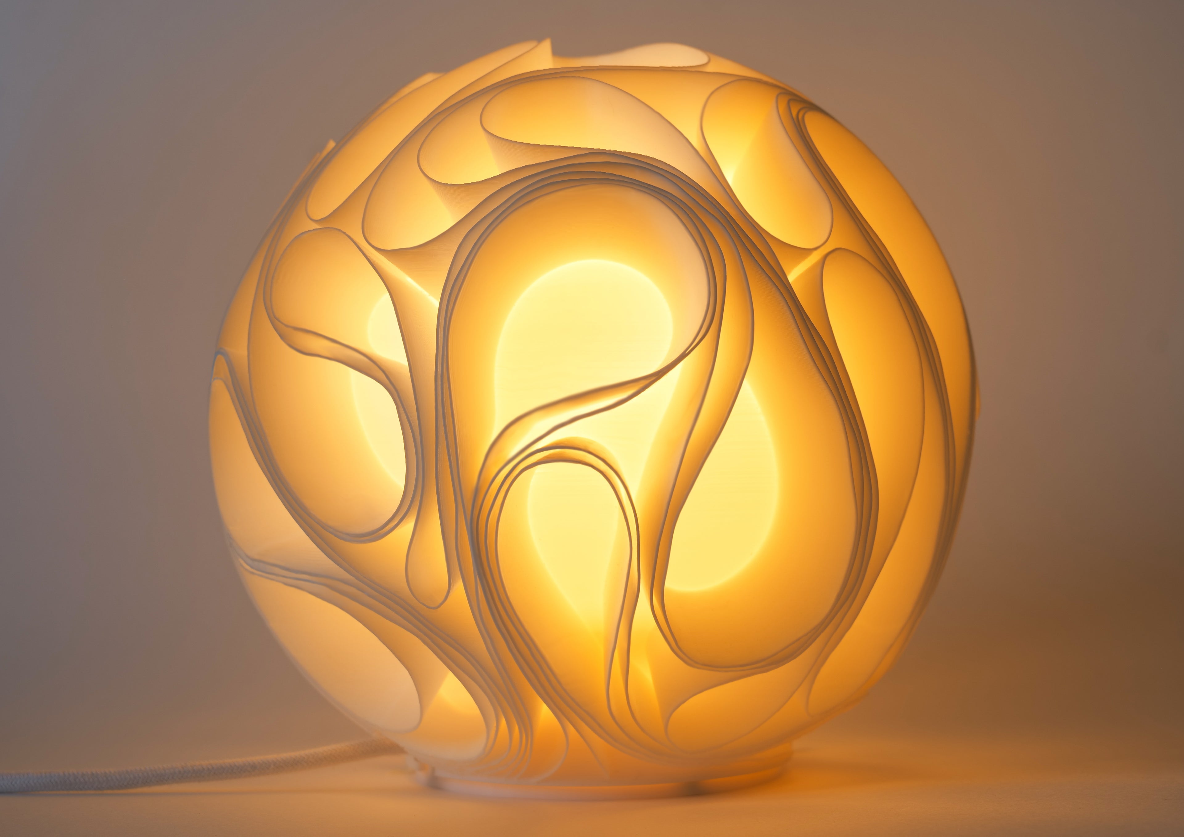 Gravity Sculpted Lamp