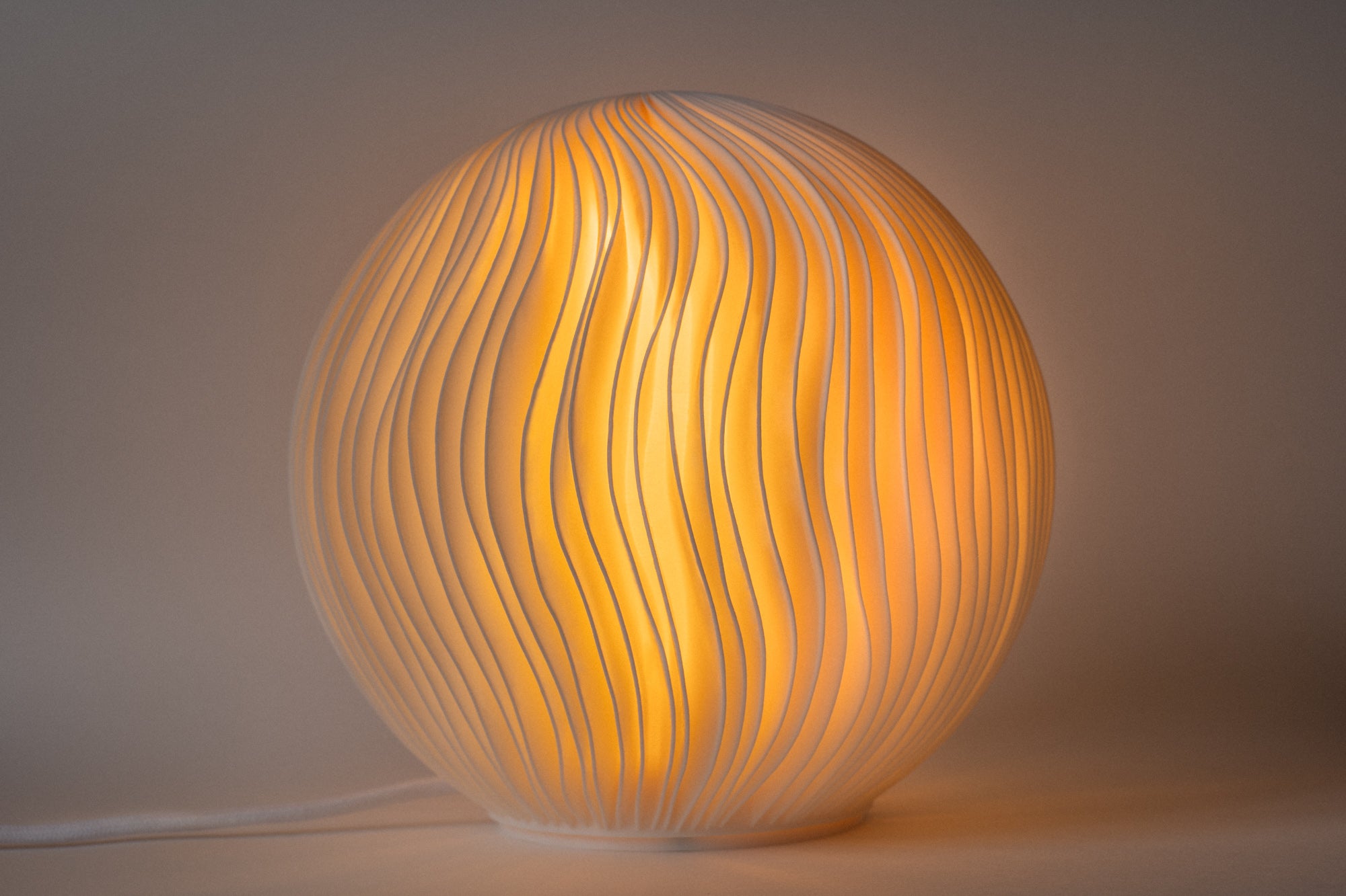 Wind-Sculpted Lamp