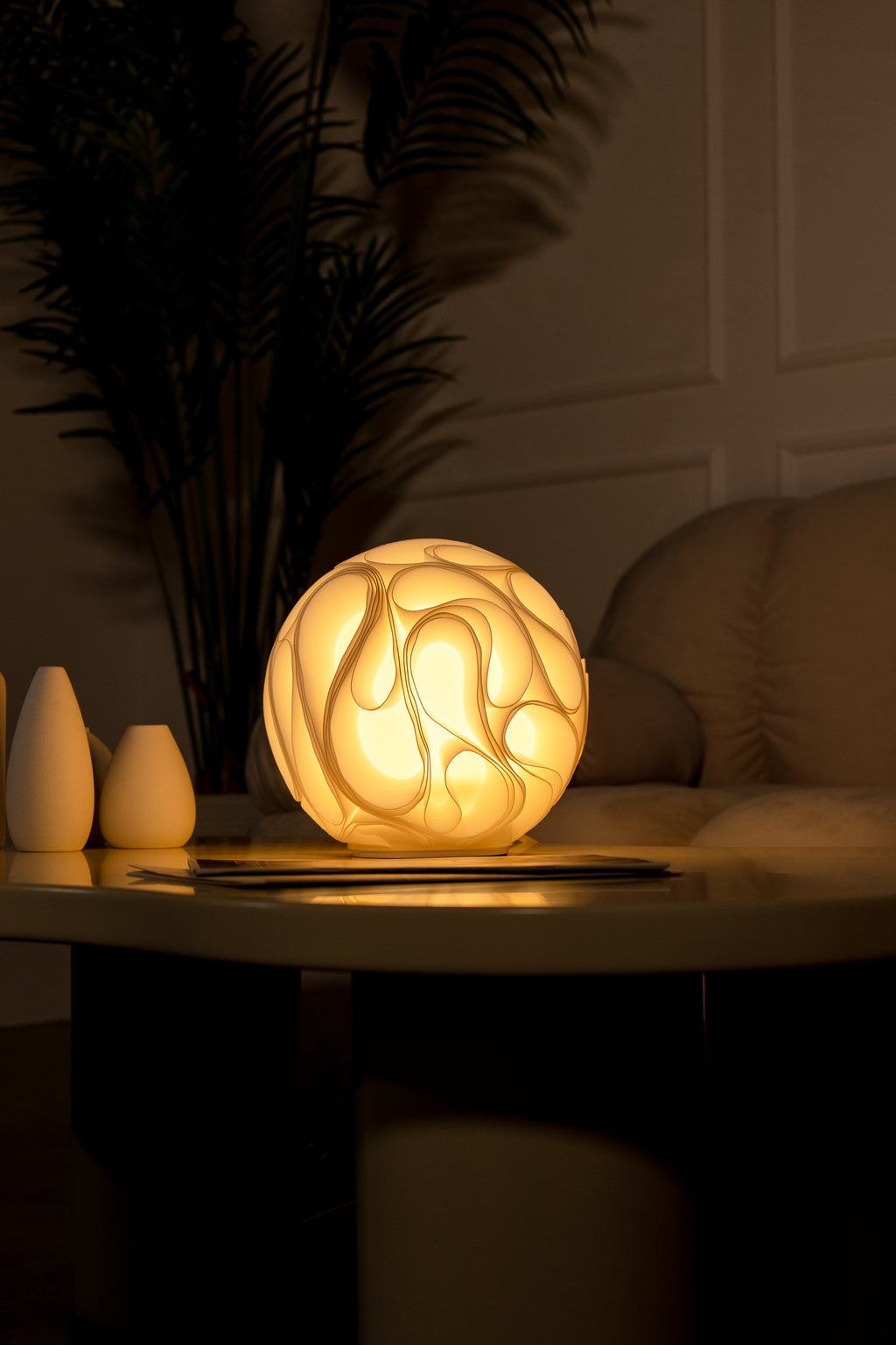 Gravity Sculpted Lamp