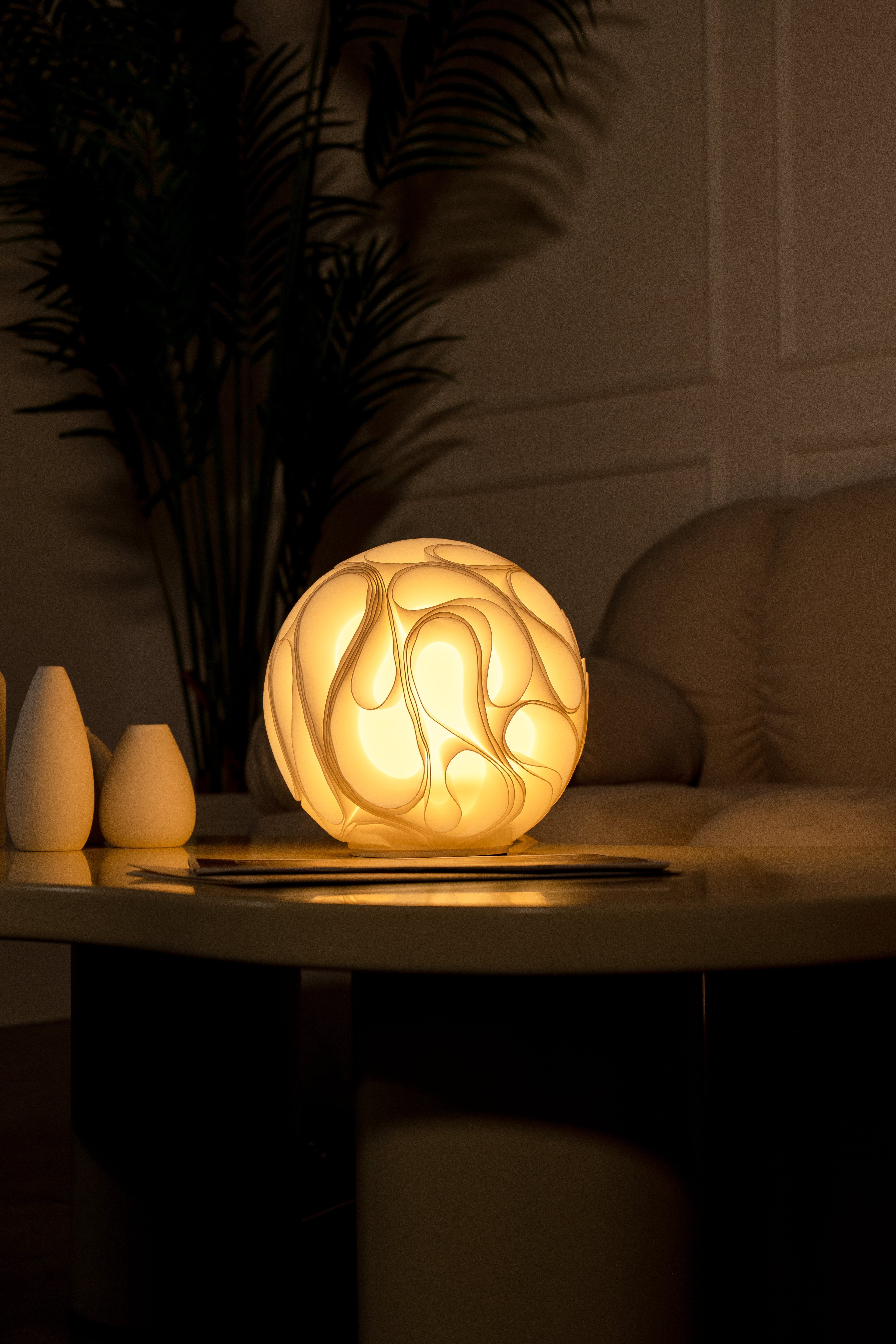 Gravity Sculpted Lamp