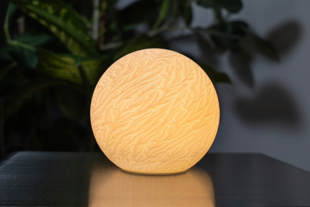 Frost Sculpted Mini Lamp
